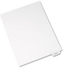 A Picture of product AVE-11944 Avery® Legal Index Divider, Exhibit Alpha Letter, Style Avery-Style Preprinted Bottom Tab 26-Tab, E, 11 x 8.5, White, 25/PK