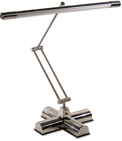 Baumann Paper Ledu Adjustable Desk Lamp 21 High Brushed Steel