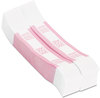 A Picture of product CTX-400250 Coin-Tainer® Currency Straps,  Pink, $250 in Dollar Bills, 1000 Bands/Pack