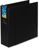 A Picture of product AVE-79994 Avery® Heavy-Duty Non-View Binder with DuraHinge® and One Touch EZD® Rings Three Locking Spine Label, 4" Capacity, 11 x 8.5, Black