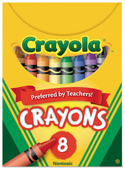 Crayola® Classic Color Pack Crayons,  Tuck Box, 8 Colors/Box