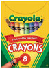 A Picture of product CYO-520008 Crayola® Classic Color Pack Crayons,  Tuck Box, 8 Colors/Box