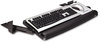 A Picture of product MMM-KD90 3M Adjustable Under-Desk Keyboard Drawer,  26-7/8w x 18-7/8d, Black/Charcoal Gray