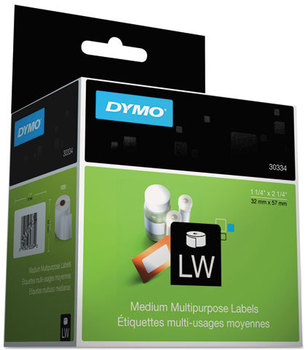 DYMO® Labels for LabelWriter® Label Printers,  1 1/4 x 2 1/4, White, 1000 Labels/Roll