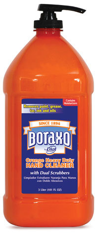 Boraxo Orange Heavy Duty Hand Cleaner, 3 L Pump Bottle, 4/Carton