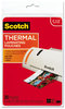 A Picture of product MMM-TP3854200 Scotch™ Laminating Pouches,  3 mil, 11 2/5 x 8 9/10, 200 per Pack