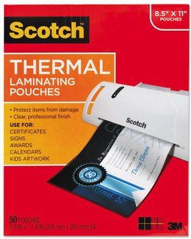 Scotch™ Laminating Pouches,  3 mil, 11 1/2 x 9, 50/Pack