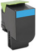 A Picture of product LEX-70C1HC0 Lexmark™ 70C10C0-70C1XY0 Toner,  3000 Page-Yield, Cyan