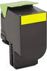 A Picture of product LEX-80C1XY0 Lexmark™ 80C1XC0, 80C1XK0, 80C1XM0, 80C1XY0 Toner,  4000 Page-Yield, Yellow