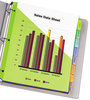 A Picture of product AVE-11903 Avery® Insertable Big Tab™ Plastic Pocket Dividers 1-Pocket 8-Tab, 11.13 x 9.25, Assorted, 1 Set