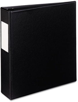 Avery® Mini Size Durable Non-View Binder with Round Rings 3 2" Capacity, 8.5 x 5.5, Black