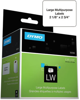DYMO® Labels for LabelWriter® Label Printers,  1 x 1, White, 750 Labels/Roll