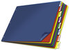 A Picture of product CRD-84803 Cardinal® Poly Insertable Dividers,  8-Tab, 11 x 17, Multicolor Tabs