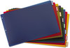 A Picture of product CRD-84803 Cardinal® Poly Insertable Dividers,  8-Tab, 11 x 17, Multicolor Tabs