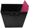 A Picture of product AVT-63008 Advantus® Steel File and Storage Bin,  Letter, 12 1/8 x 11 1/4 x 7 3/8, Black