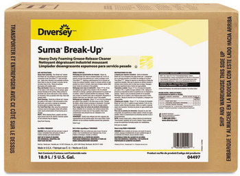 Diversey™ Suma® Break-Up® Heavy-Duty Foaming Grease-Release Cleaner,  5 gal Envirobox