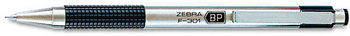 Zebra F-301® Retractable Ballpoint Pen,  Black Ink, Medium