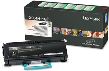 Lexmark™ X264A11G, X264H11G, X264H21G, X264A21G Toner,  9000 Page-Yield, Black