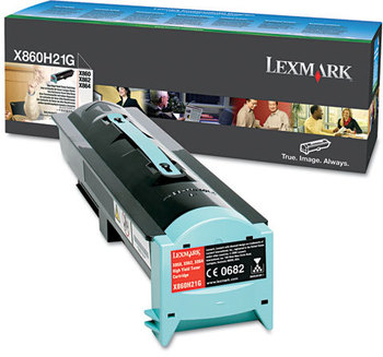 Lexmark™ X860H21G Toner,  35,000 Page Yield, Black