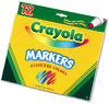 A Picture of product CYO-587712 Crayola® Non-Washable Marker,  Broad Point, Assorted Colors, 12/Set