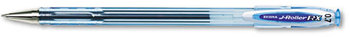 Zebra J-Roller® RX Gel Stick Roller Ball Pen,  Blue Ink, Medium, Dozen