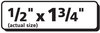 A Picture of product AVE-15667 Avery® Matte Clear Easy Peel® Mailing Labels with Sure Feed® Technology w/ Laser Printers, 0.5 x 1.75, 80/Sheet, 10 Sheets/Pack