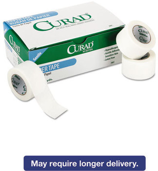 Curad® Paper Adhesive Tape,  2" x 10 yds, White, 6/Pack