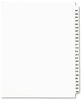 A Picture of product AVE-01338 Avery® Preprinted Style Legal Dividers Exhibit Side Tab Index 25-Tab, 201 to 225, 11 x 8.5, White, 1 Set, (1338)