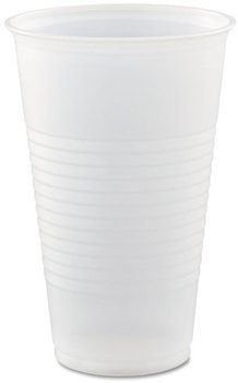 Dart® Conex® Translucent Plastic Cold Cups,  Cold, 16oz, 50/Bag, 20 Bags/Carton