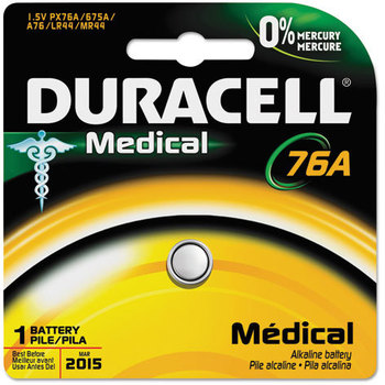 Duracell® Medical Battery,  76A, 1.5V
