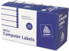 A Picture of product AVE-4022 Avery® Dot Matrix Printer Mailing Labels Pin-Fed Printers, 1.94 x 4, White, 5,000/Box