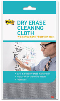 Post-it® Dry Erase Cleaning Cloth,  Fabric, 10 5/8"w x 10 5/8"d