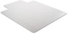 A Picture of product DEF-CM13233COM deflecto® DuraMat® Moderate Use Chair Mat for Low Pile Carpeting,  45 x 53 w/Lip, Clear