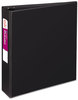 A Picture of product AVE-27550 Avery® Durable Non-View Binder with DuraHinge® and Slant Rings 3 2" Capacity, 11 x 8.5, Black