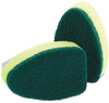 A Picture of product MMM-48112 Scotch-Brite® Soap-Dispensing Dishwand Sponge Refills 2.9 x 2.2, Green, 2/Pack