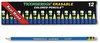 A Picture of product DIX-14209 Ticonderoga® Erasable Colored Pencils™,  2.6 mm, Blue Lead/Barrel, Dozen