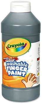 Crayola® Washable Fingerpaint,  Black, 16 oz