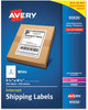 A Picture of product AVE-95930 Avery® White Shipping Labels-Bulk Packs Inkjet/Laser Printers, 5.5 x 8.5, 2/Sheet, 250 Sheets/Box