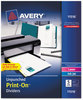 A Picture of product AVE-11516 Avery® Customizable Print-On™ Dividers Unpunched, 5-Tab, 11 x 8.5, White, 5 Sets