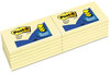 A Picture of product MMM-R350YW Post-it® Pop-up Notes Original Canary Yellow Pop-Up Refills,  3 x 5, 12 Pads/Pack