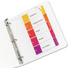 A Picture of product AVE-11131 Avery® Customizable Table of Contents Ready Index® Multicolor Dividers with Printable Section Titles TOC Tab 5-Tab, 1 to 5, 11 x 8.5, White, Traditional Color Tabs, Set