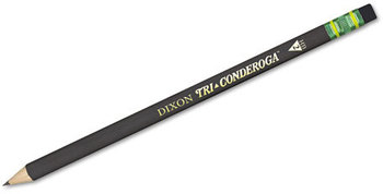 Dixon® Tri-Conderoga® Pencil with Microban®,  HB #2, Black, Dozen