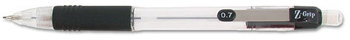 Zebra Z-Grip™ Mechanical Pencil,  HB, 0.7 mm, Clear Barrel, 24/Pack