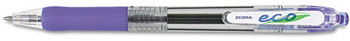 Zebra ECO Jimnie® Clip Retractable Ballpoint Pen,  Blue Ink, Medium, Dozen