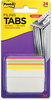 A Picture of product MMM-686A1BB Post-it® 2" Angled Tabs Lined, 1/5-Cut, Assorted Brights Colors, Wide, 24/Pack