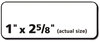 A Picture of product AVE-5630 Avery® Matte Clear Easy Peel® Mailing Labels with Sure Feed® Technology w/ Laser Printers, 1 x 2.63, 30/Sheet, 25 Sheets/Box