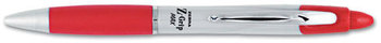 Zebra Z-Grip™ MAX Retractable Ballpoint Pen,  Red Ink, Medium, Dozen
