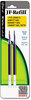 A Picture of product ZEB-87022 Zebra JF Refill for Zebra® Jimnie® Gel RT, Sarasa™, Sarasa SE, ecoSarasa™ Clip Gel, Orbitz Gel, Z-Grip Gel, Z-Grip MAX Gel, GR8 Gel Roller Ball Pens,  Med, BE, 2/Pack