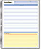 A Picture of product MEA-06066 Cambridge® Wirebound Guided Business Notebook,  QuickNotes, 8 1/2 x 11, 80 Sheets