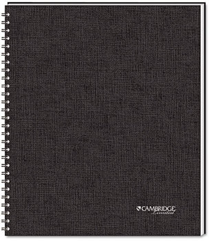 Cambridge® Wirebound Guided Business Notebook,  QuickNotes, 8 1/2 x 11, 80 Sheets